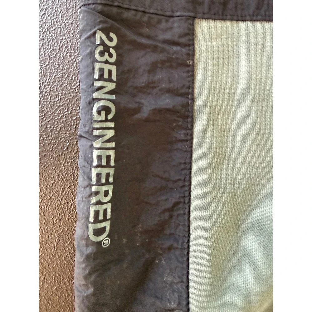 Jordan 23 Engineered Fleece Pants Men Large Green Black Joggers DC9632-387 Thick
